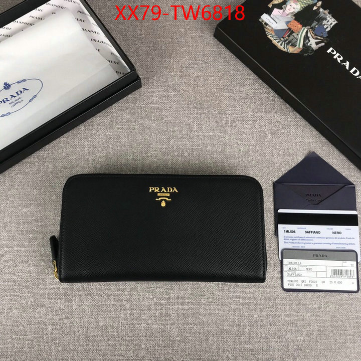 Prada Bags(TOP)-Wallet,ID: TW6818,$: 79USD