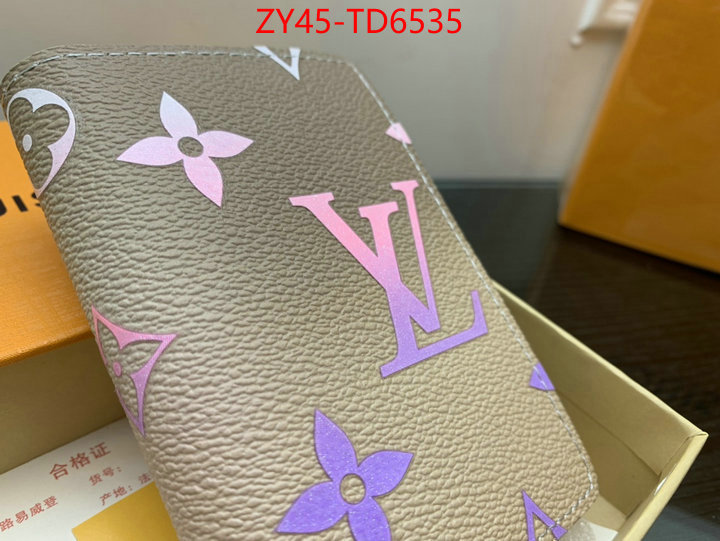 LV Bags(4A)-Wallet,top quality designer replica ,ID: TD6535,$: 45USD