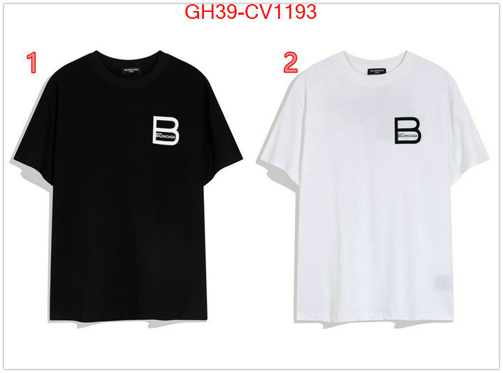 Clothing-Balenciaga,2023 aaaaa replica customize , ID: CV1193,$: 39USD