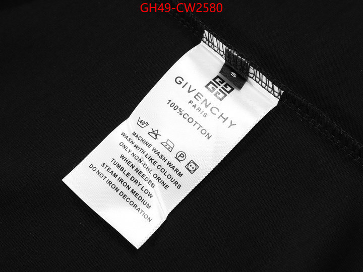 Clothing-Givenchy,brand designer replica ,ID: CW2580,$: 49USD