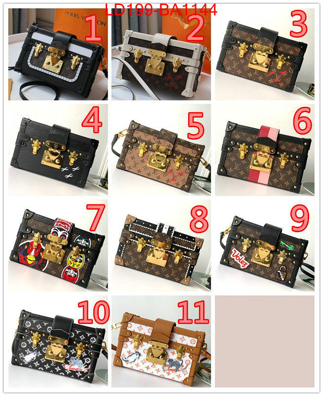 LV Bags(TOP)-Petite Malle-,ID: BA1144,$: 199USD