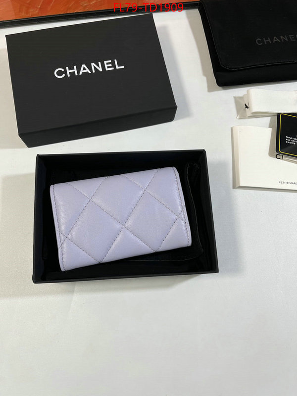 Chanel Bags(TOP)-Wallet-,ID: TD1909,$: 79USD