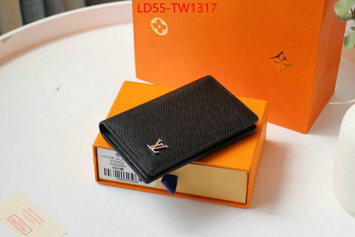 LV Bags(TOP)-Wallet,ID: TW1317,$: 55USD