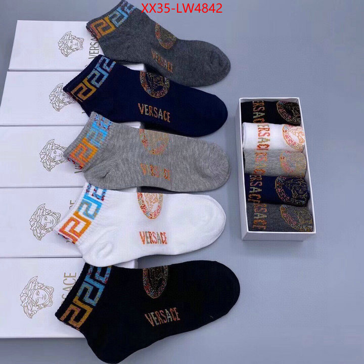 Sock-Versace,7 star quality designer replica , ID: LW4842,$: 35USD