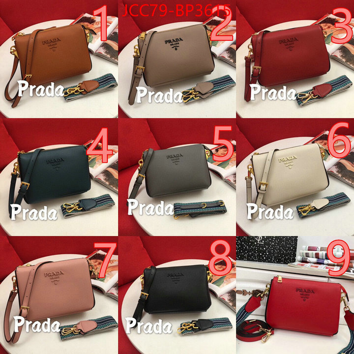 Prada Bags(4A)-Diagonal-,sell online luxury designer ,ID: BP3615,$: 79USD