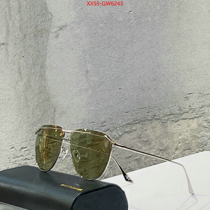 Glasses-Balenciaga,top quality replica , ID: GW6243,$: 55USD