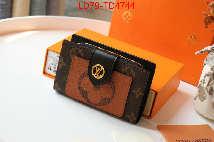 LV Bags(TOP)-Wallet,ID: TD4744,$: 79USD