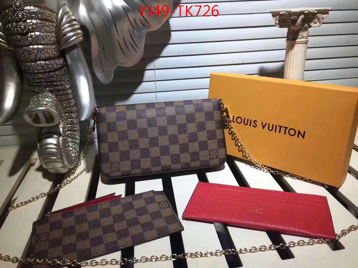 LV Bags(4A)-Wallet,ID: TK726,$:49USD