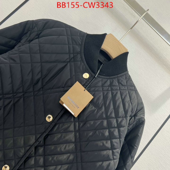 Down jacket Women-Burberry,the top ultimate knockoff , ID: CW3343,$: 155USD