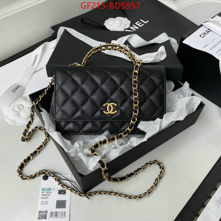 Chanel Bags(TOP)-Diagonal-,ID: BD5957,$: 215USD