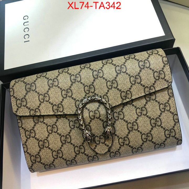 Gucci Bags(4A)-Wallet-,ID:TA342,$: 74USD