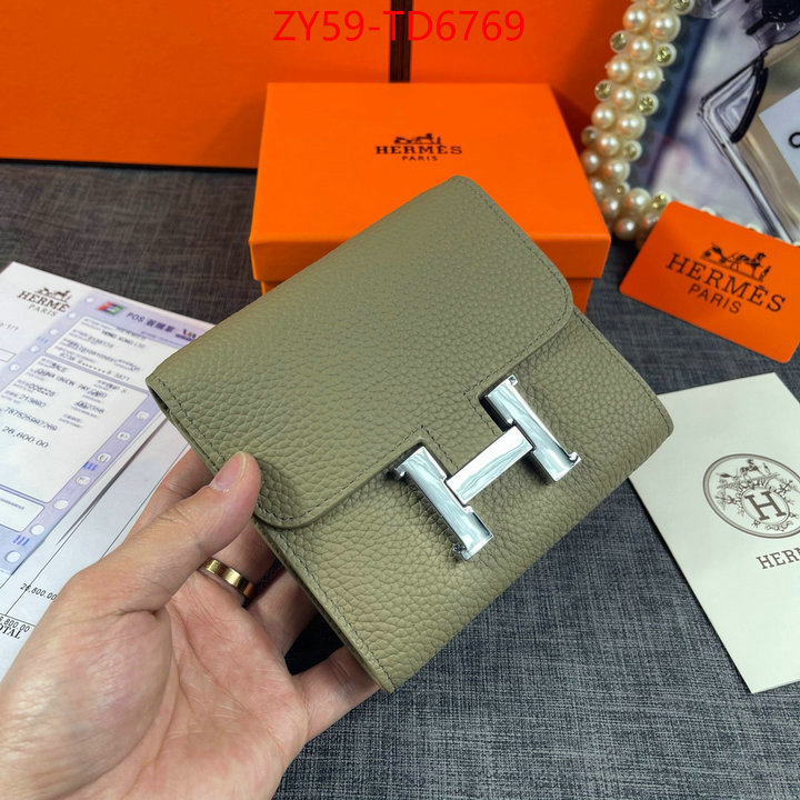 Hermes Bags(4A)-Wallet-,replica 1:1 ,ID: TD6769,$: 59USD