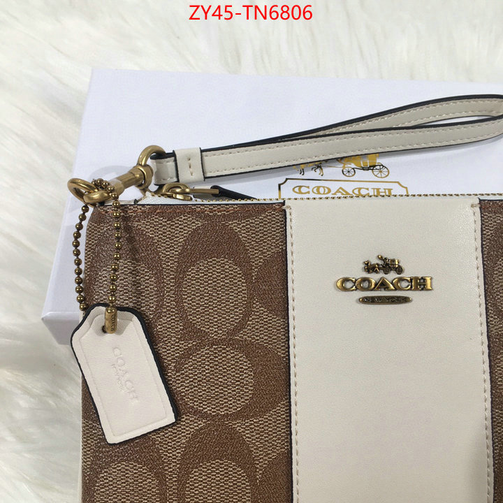 Coach Bags(4A)-Wallet,buy high quality cheap hot replica ,ID: TN6806,$: 45USD