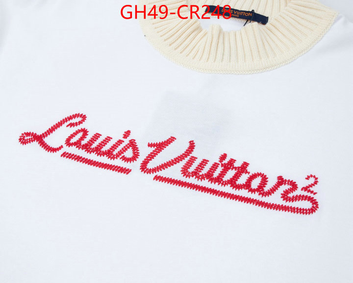 Clothing-LV,designer 1:1 replica , ID: CR248,$: 49USD