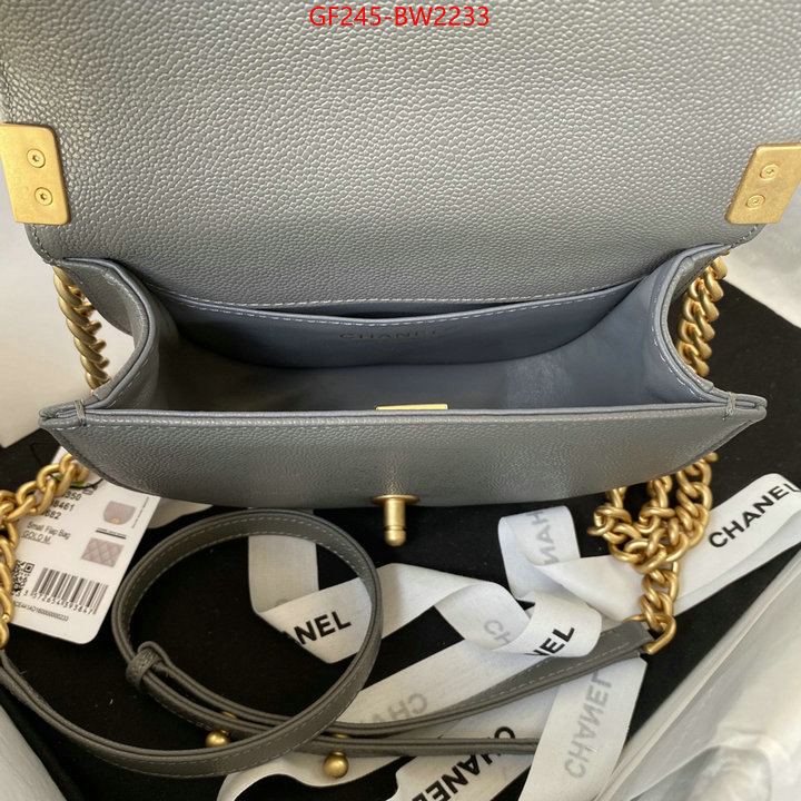 Chanel Bags(TOP)-Diagonal-,ID: BW2233,$: 245USD