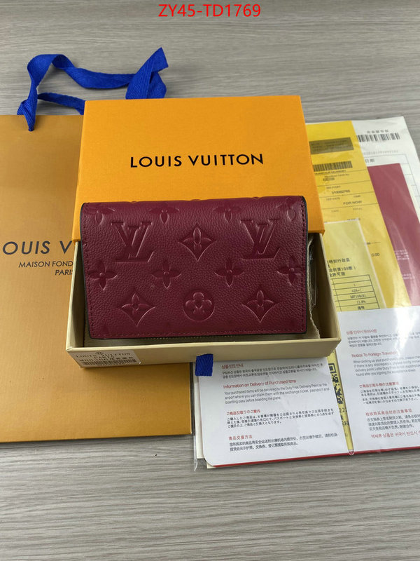 LV Bags(4A)-Wallet,ID: TD1769,$: 45USD