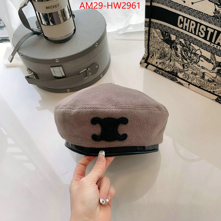 Cap (Hat)-Celine,2023 perfect replica designer , ID: HW2961,$: 29USD