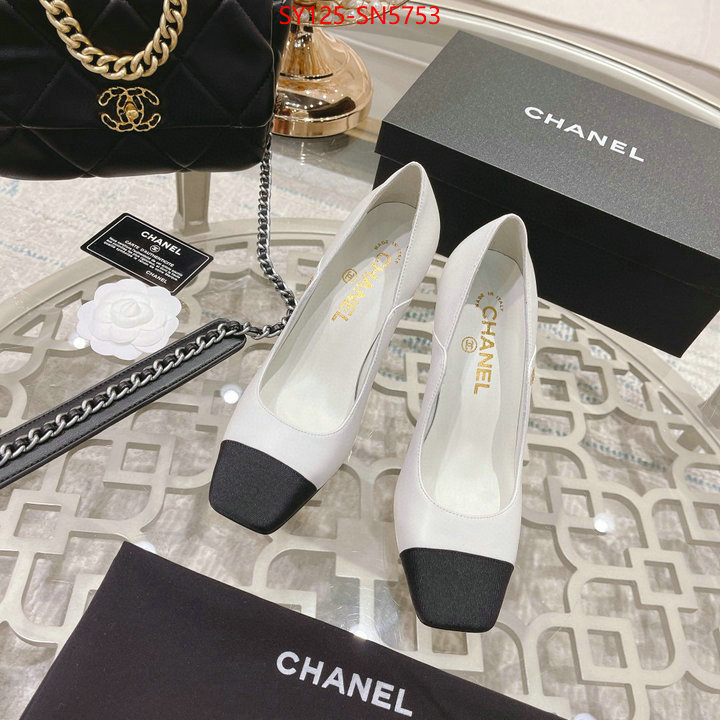 Women Shoes-Chanel,knockoff highest quality , ID: SN5753,$: 125USD