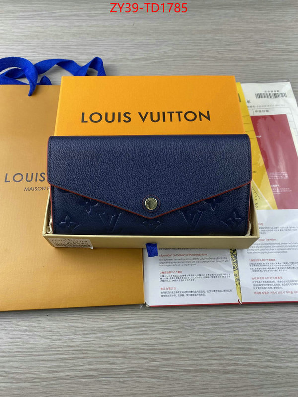 LV Bags(4A)-Wallet,ID: TD1785,$: 39USD