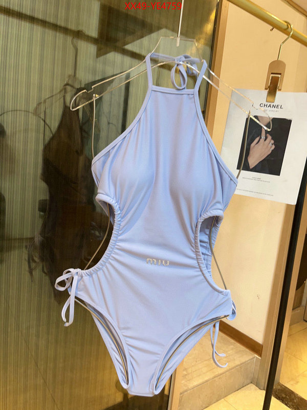 Swimsuit-Miu Miu,luxury cheap , ID: YE4759,$: 49USD