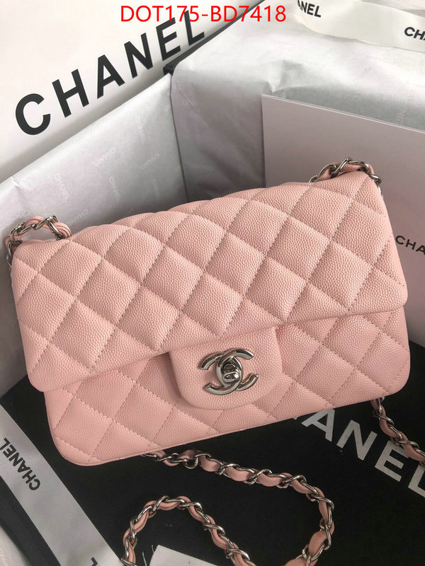 Chanel Bags(TOP)-Diagonal-,ID: BD7418,$: 175USD