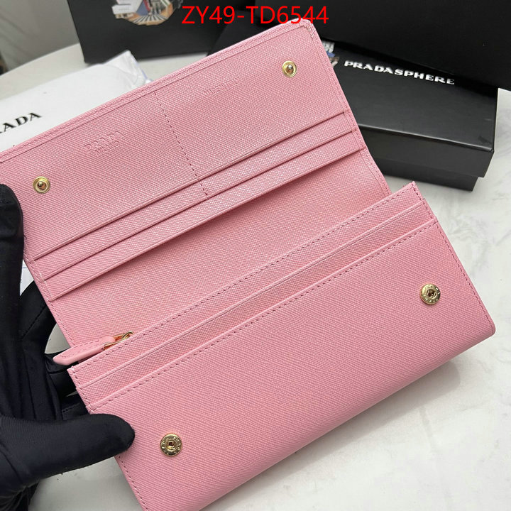 Prada Bags(4A)-Wallet,copy ,ID: TD6544,$: 49USD