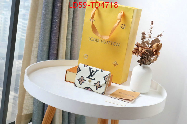 LV Bags(TOP)-Wallet,ID: TD4718,$: 59USD