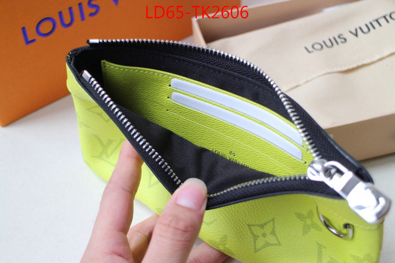 LV Bags(TOP)-Wallet,ID: TK2606,$:65USD