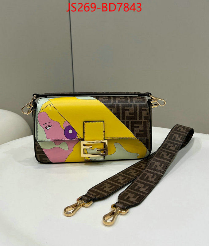 Fendi Bags(TOP)-Baguette,top quality website ,ID: BD7843,$: 269USD