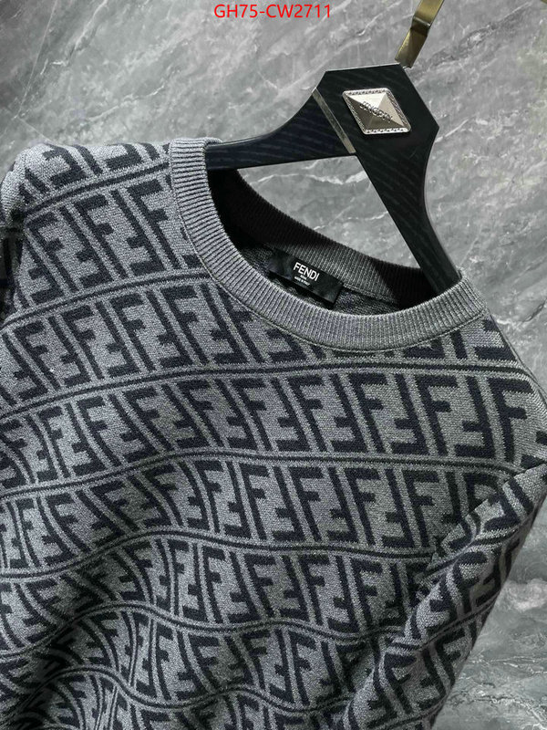 Clothing-Fendi,high quality online , ID: CW2711,$: 75USD