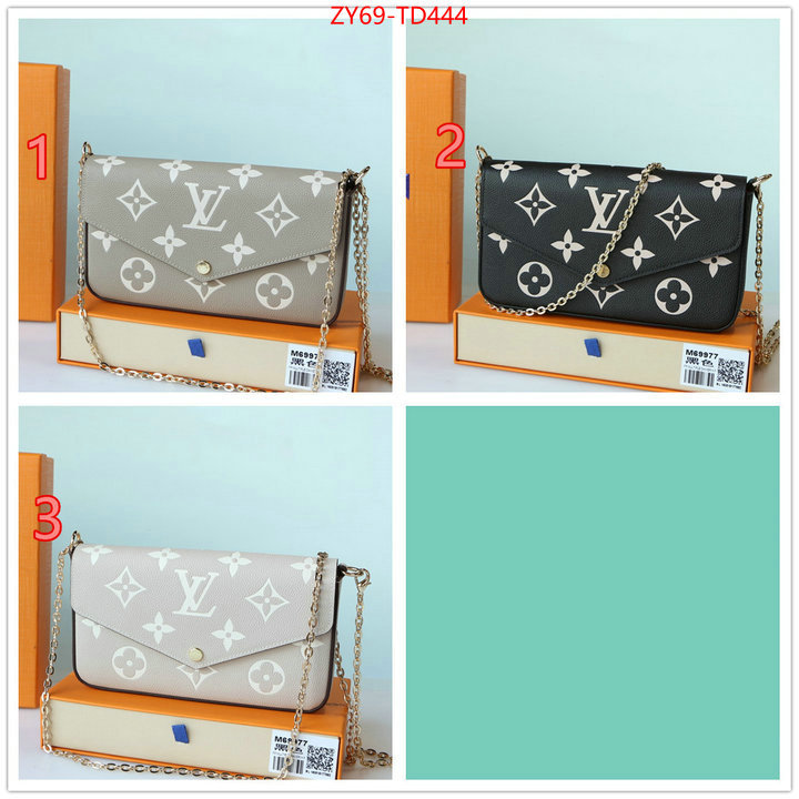 LV Bags(4A)-Wallet,ID: TD444,$: 69USD