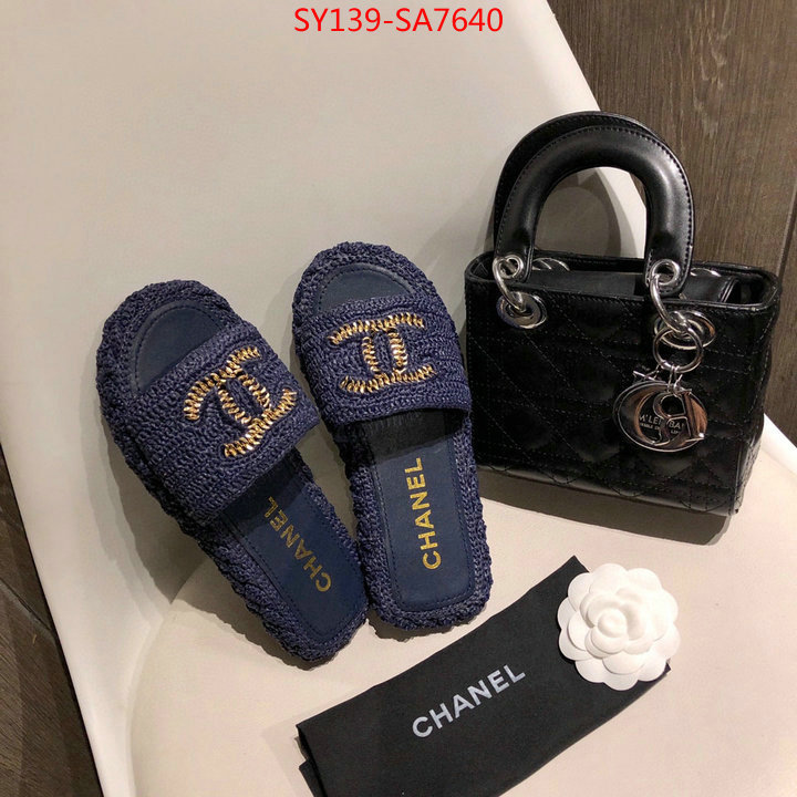 Women Shoes-Chanel,buy replica , ID: SA7640,$: 139USD