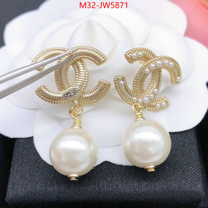 Jewelry-Chanel,quality aaaaa replica , ID: JW5871,$: 32USD