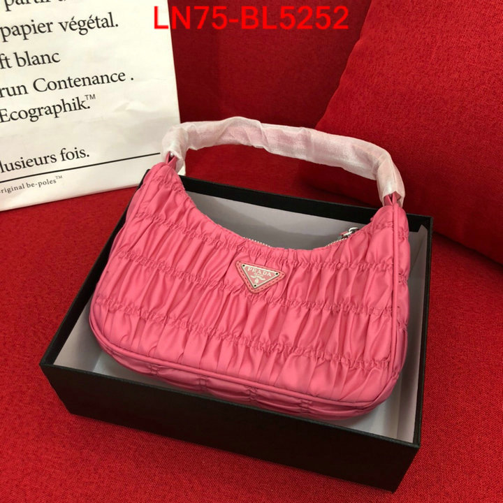 Prada Bags(4A)-Re-Edition 2000,designer high replica ,ID: BL5252,$: 75USD