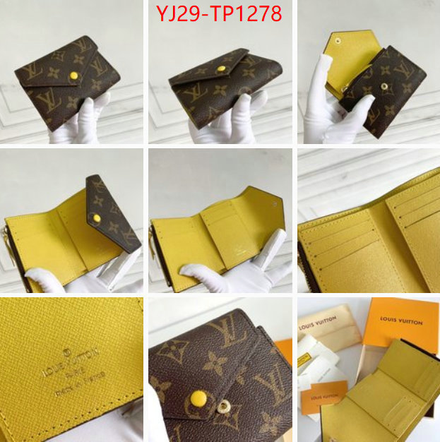 LV Bags(4A)-Wallet,ID: TP1278,$: 29USD