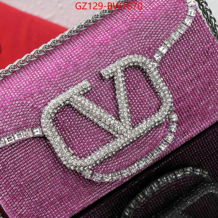 Valentino Bags(4A)-LOC-V Logo ,what is a 1:1 replica ,ID: BW1670,$: 129USD