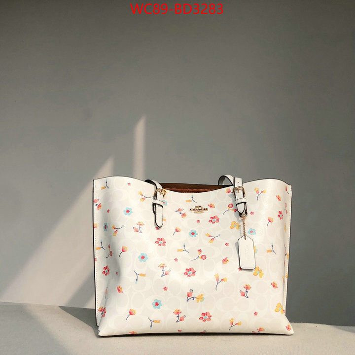 Coach Bags(4A)-Tote-,highest quality replica ,ID: BD3283,$: 89USD