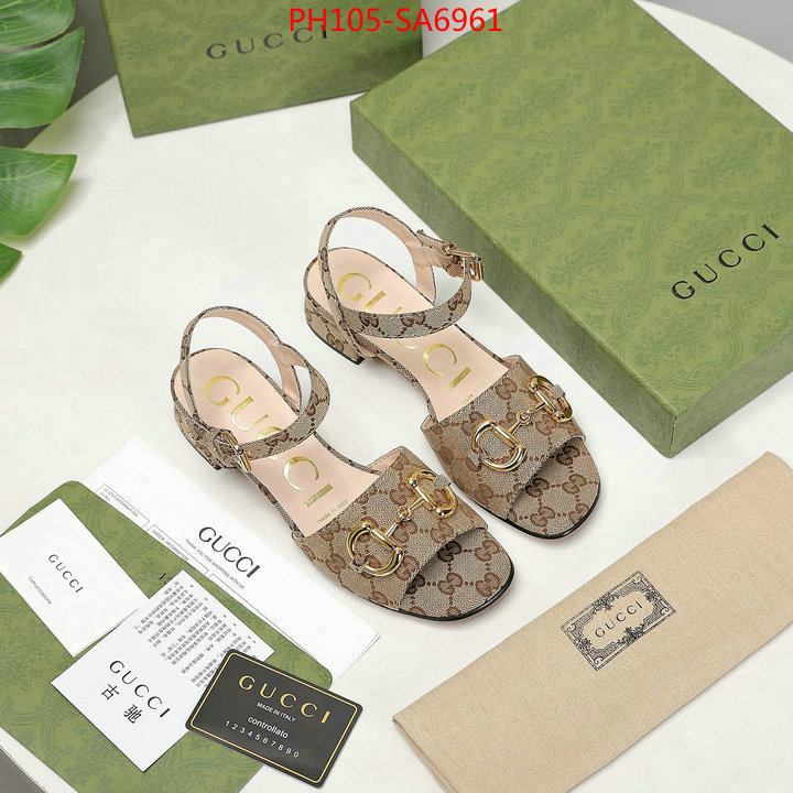 Women Shoes-Gucci,the highest quality fake , ID: SA6961,$: 105USD