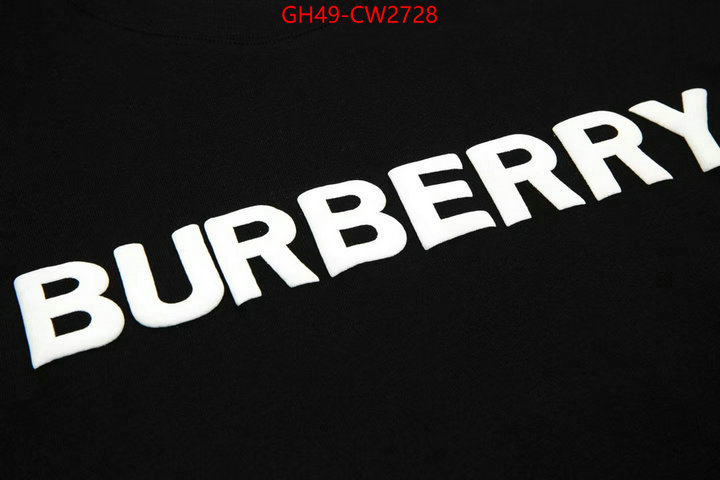 Clothing-Burberry,wholesale sale , ID: CW2728,$: 49USD
