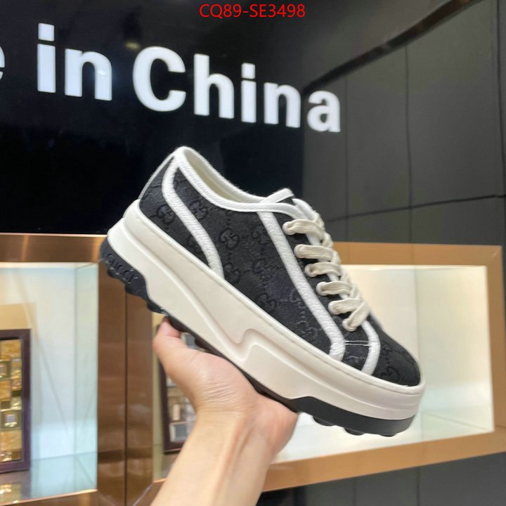 Women Shoes-Gucci,fake aaaaa , ID: SE3498,$: 89USD