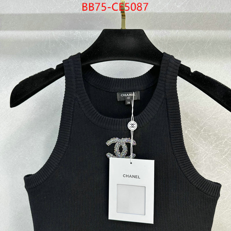 Clothing-Chanel,luxury shop , ID: CE5087,$: 75USD