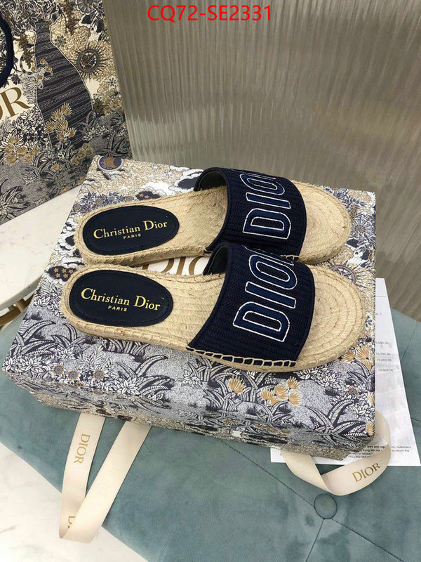 Women Shoes-Dior,the quality replica , ID: SE2331,$: 72USD