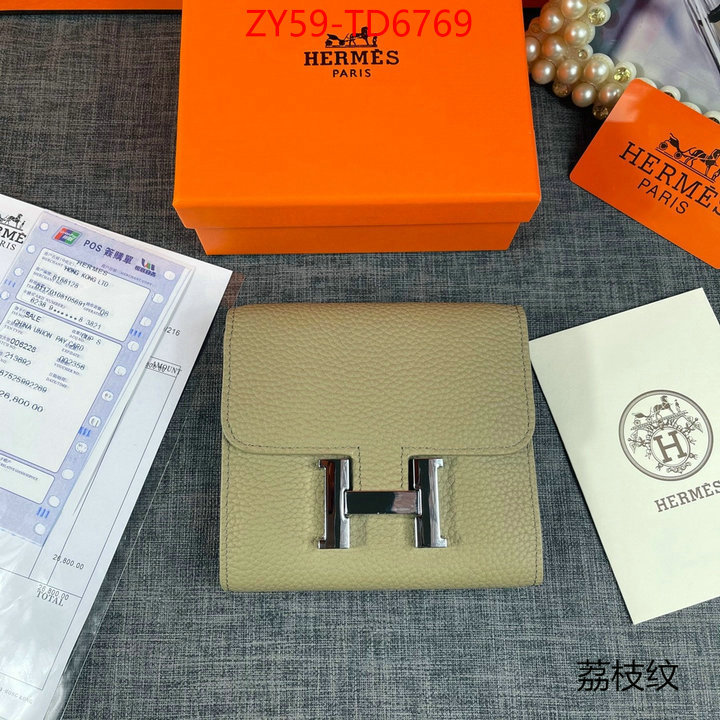 Hermes Bags(4A)-Wallet-,replica 1:1 ,ID: TD6769,$: 59USD