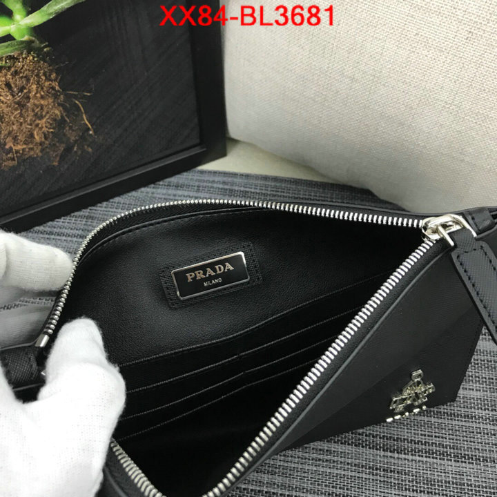 Prada Bags(TOP)-Clutch-,ID: BL3681,$: 84USD