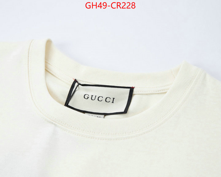 Clothing-Gucci,highest quality replica , ID: CR228,$: 49USD