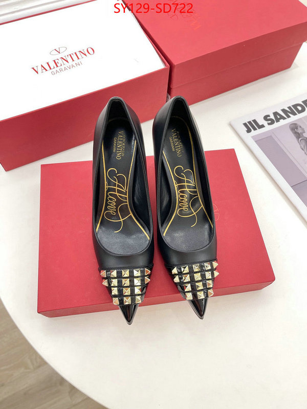 Women Shoes-Valentino,2023 replica wholesale cheap sales online , ID: SD722,$: 129USD