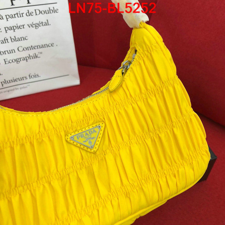 Prada Bags(4A)-Re-Edition 2000,designer high replica ,ID: BL5252,$: 75USD