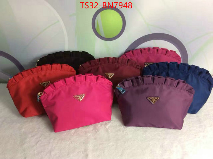 Prada Bags(4A)-Clutch-,the best ,ID: BN7948,$: 32USD
