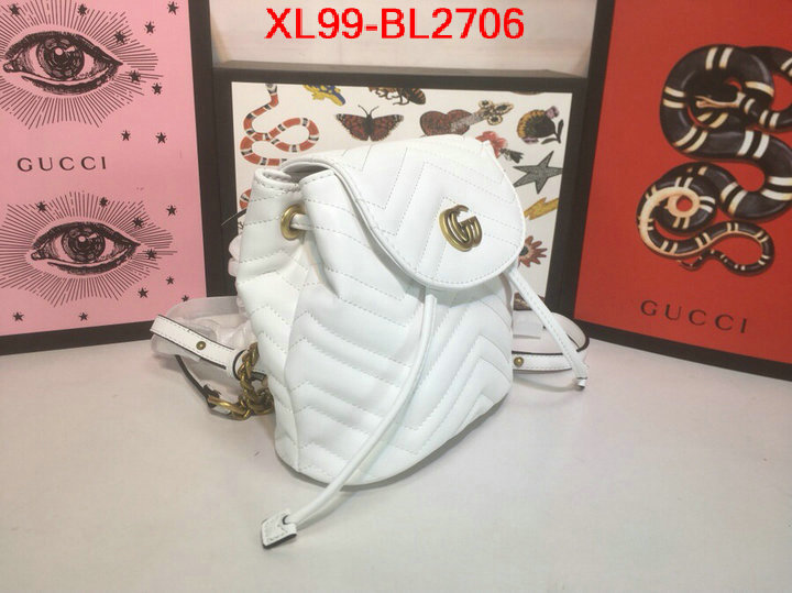 Gucci Bags(4A)-Backpack-,exclusive cheap ,ID: BL2706,$: 99USD