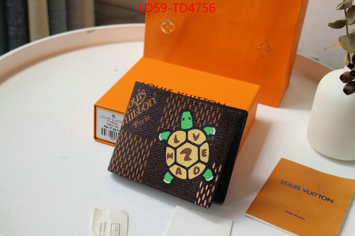 LV Bags(TOP)-Wallet,ID: TD4756,$: 59USD